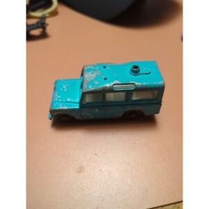 Vtg 1960s Lesney Matchbox Series No 12 Land Rover Safari Blue England
